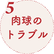 5.肉球のトラブル
